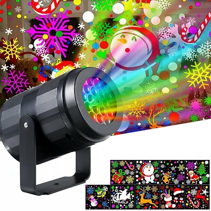 Christmas Projector Lights 16 Patterns Rotating