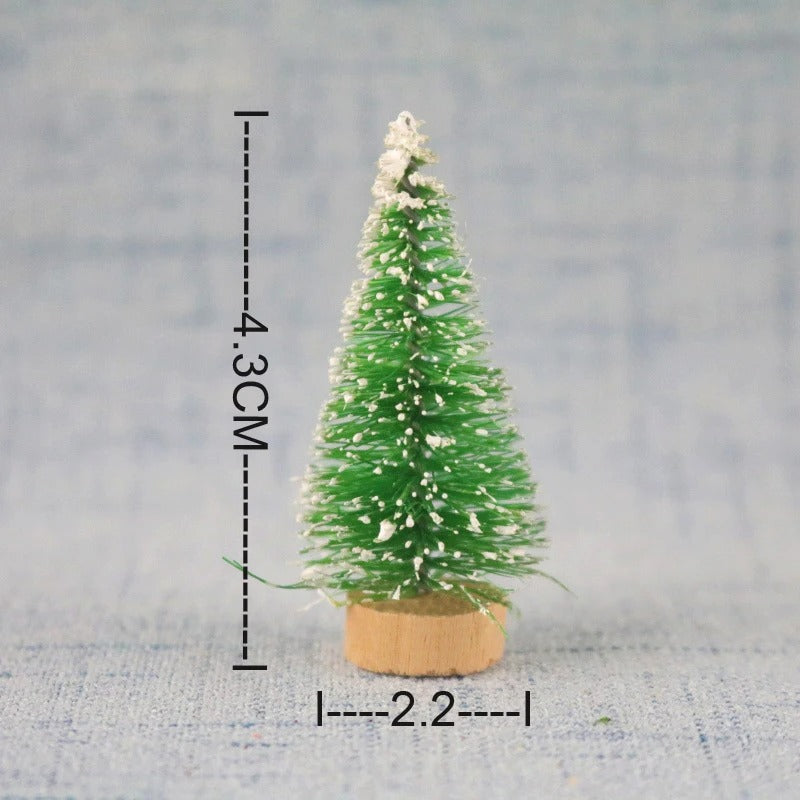 12Pcs Mini Christmas Tree
