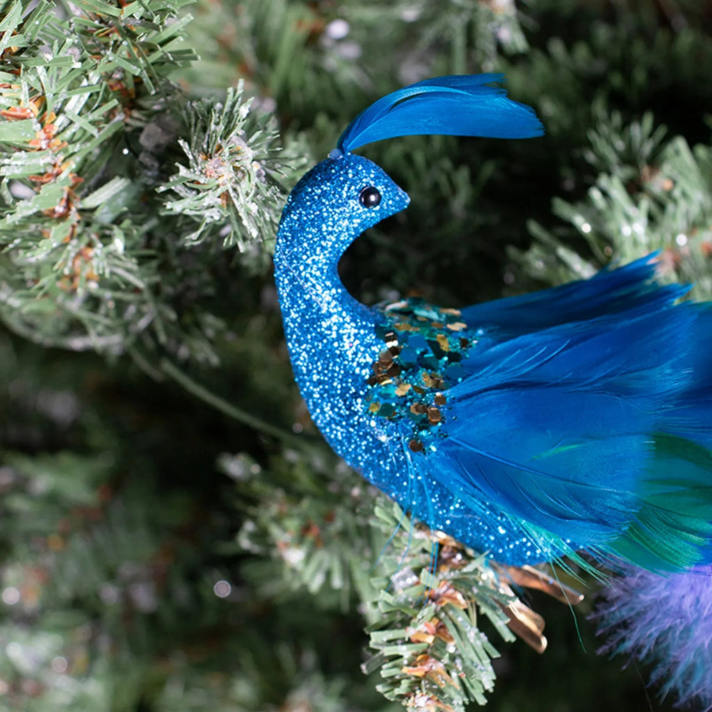 Christmas Ornament Peacock Decoration